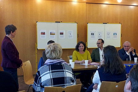 Vier Kandidaten diskutierten sehr sachlich über Europa in der Region.