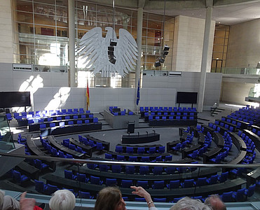 Plenarsaal im Bundestag